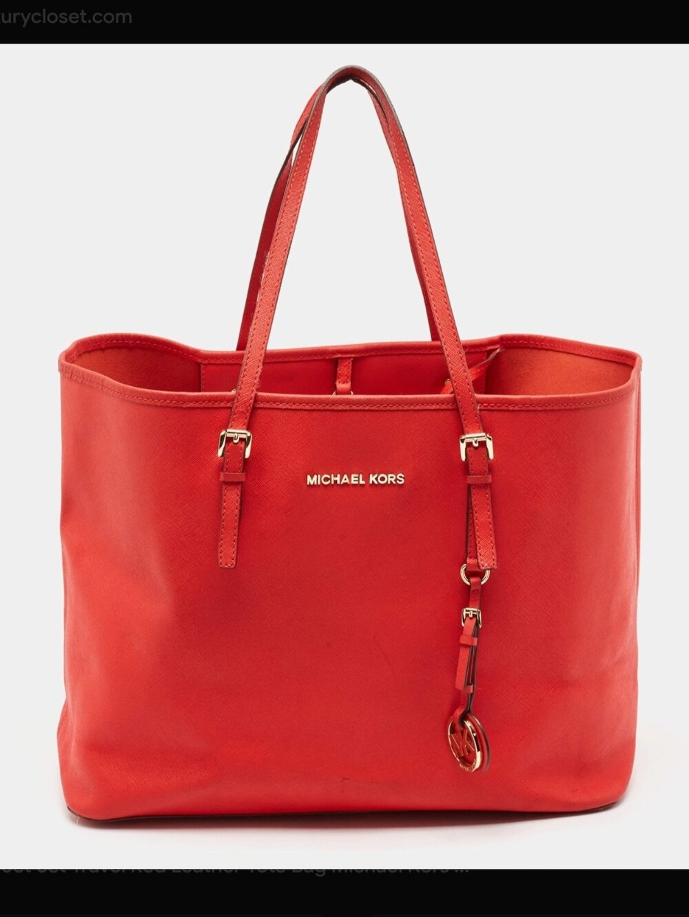 Michael Kors Jet Set Travel Saffiano Leather Tote